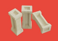 Mullite pillar casted